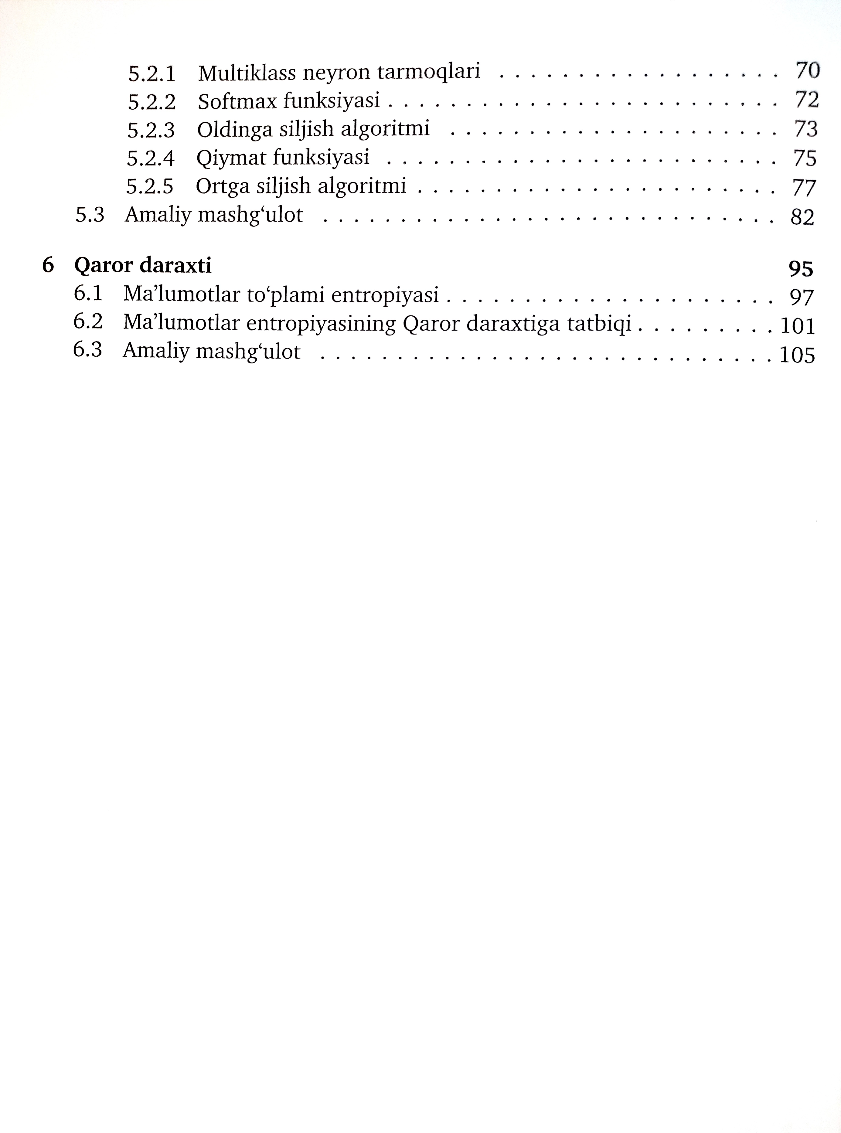 Sirojiddin Komolov, Sherzod Raxmatov: Sun'iy intellekt asoslari. Mashinaviy o’qitish O'zbekistonda