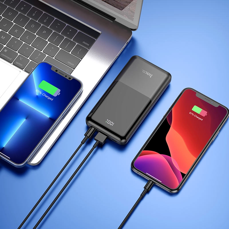 Внешний аккумулятор Power bank Hoco Q9 10000mAh черный рассрочка