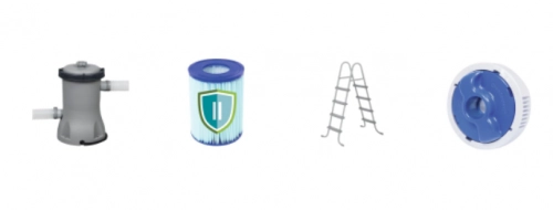 Бассейн Bestway Power Steel Rectangular 56456b рассрочка