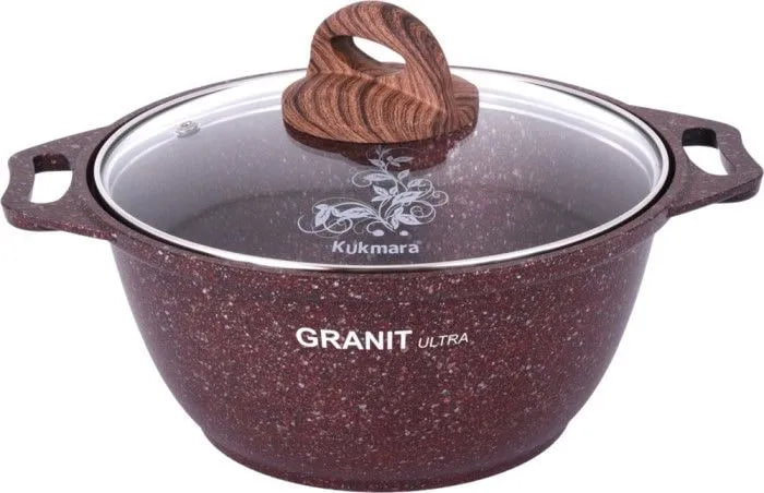 Кастрюля Kukmara 2л линия "Granit ultra"(Original,Blue, red) онлайн