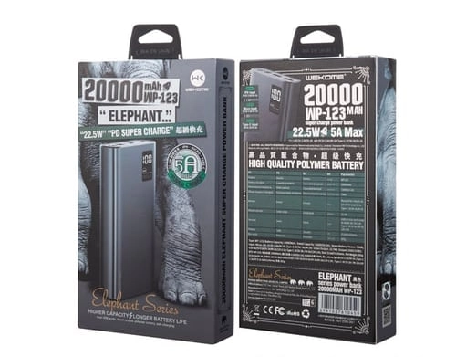 Внешний аккумулятор Wekome WP-121 10000 mAh чёрный - фото №3 Внешний аккумулятор Wekome WP-121 10000 mAh чёрный недорого