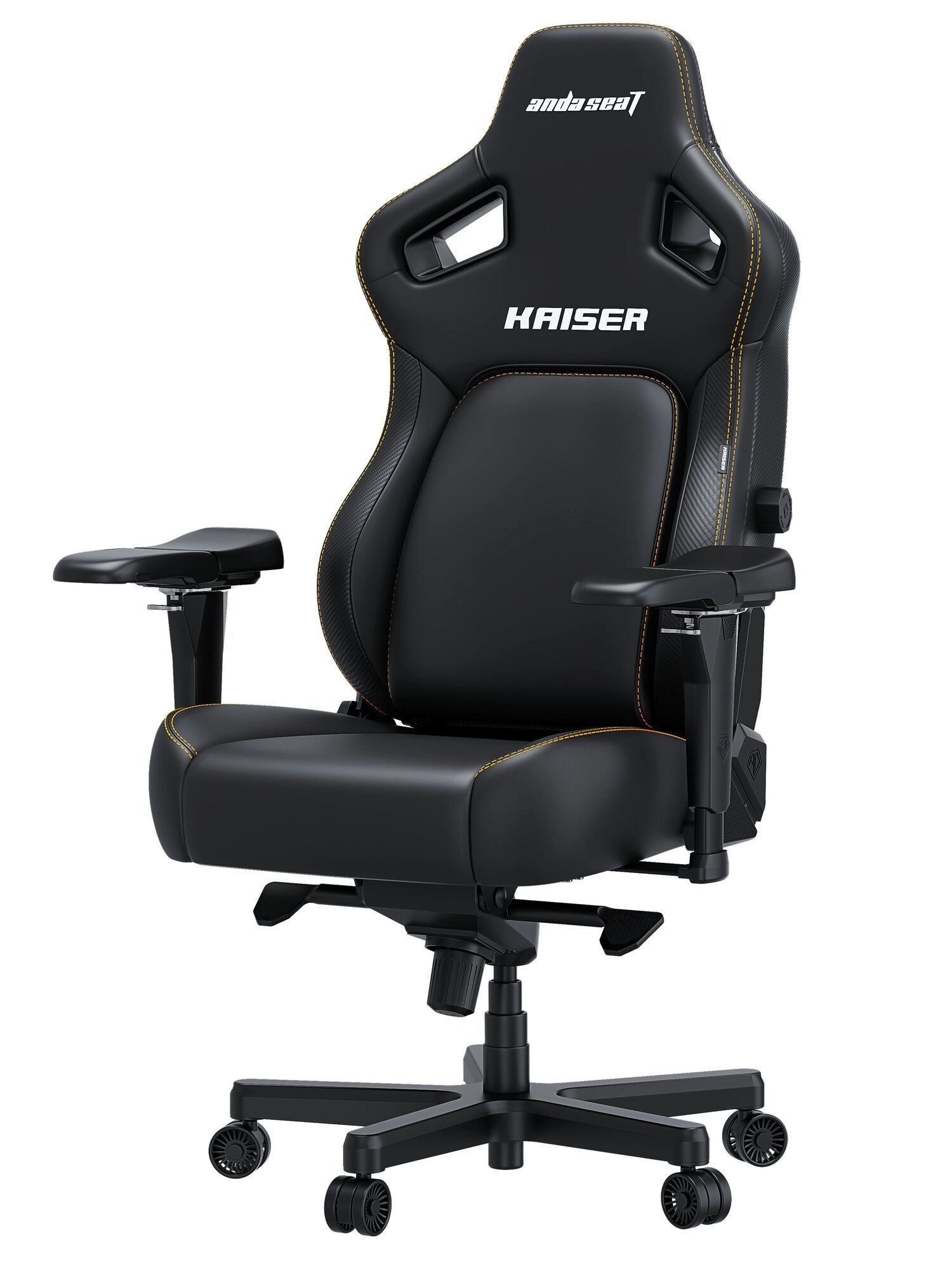 Игровое кресло Anda Seat Kaiser 4 Size XL Black Premium PVC в Узбекистане