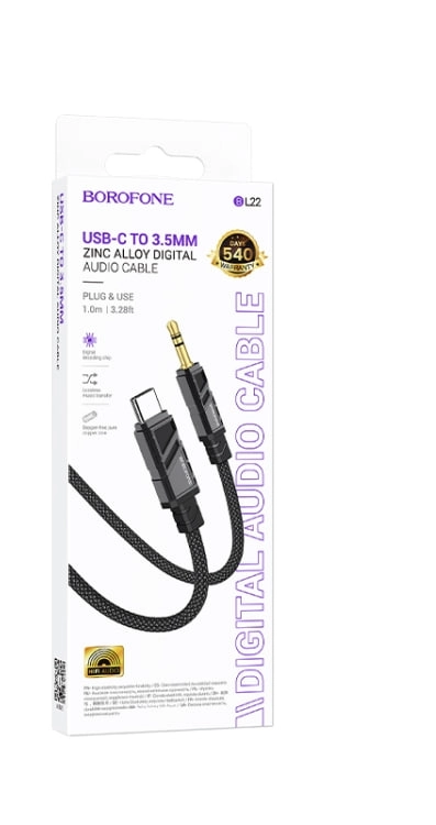 BOROFONE BL22 Type-C AUX kabeli bo'lib to'lash