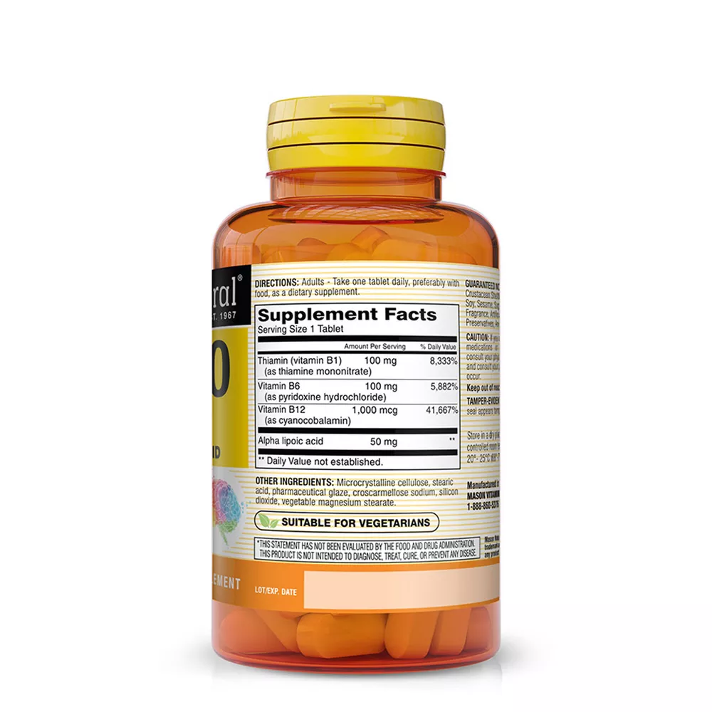 Mason Natural Neuro Complex 100 tabletkalar (18591) arzon