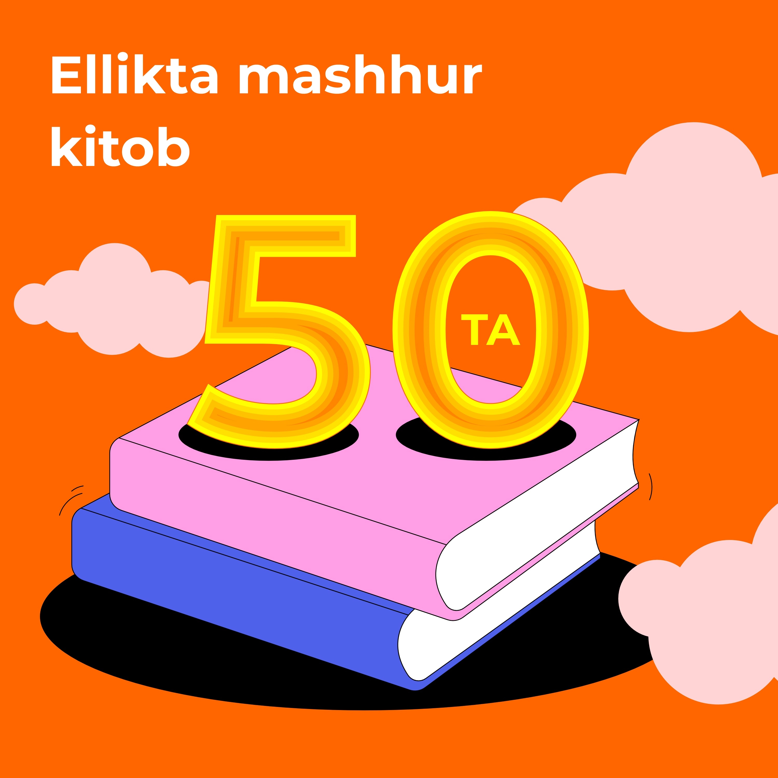 Super chegirma. Ellikta mashhur kitob - 1 199 000 So'm arzon