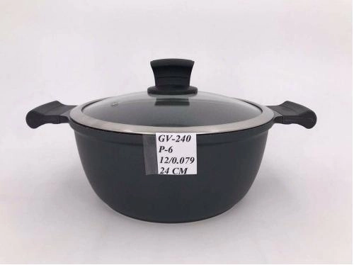 Кастрюля Alpenberg Гранит 4 л (технология Greblon) купить