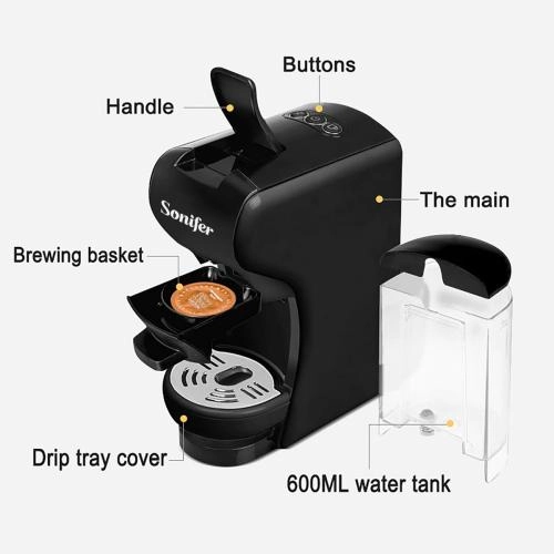 SONIFER SF-3551 3 tasi 1da kofe qaynatgichi O'zbekistonda