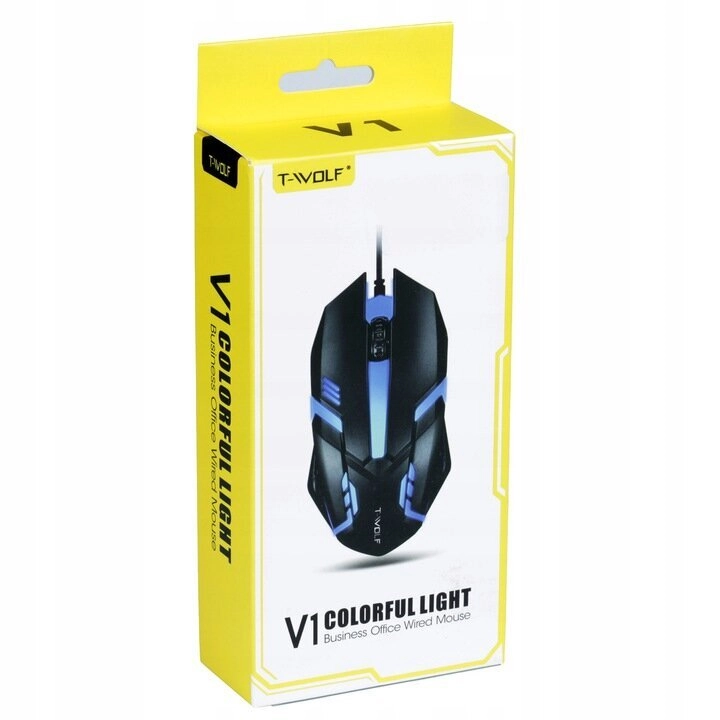 T-Wolf V1 Colorful Light simli sichqonchasi bo'lib to'lash