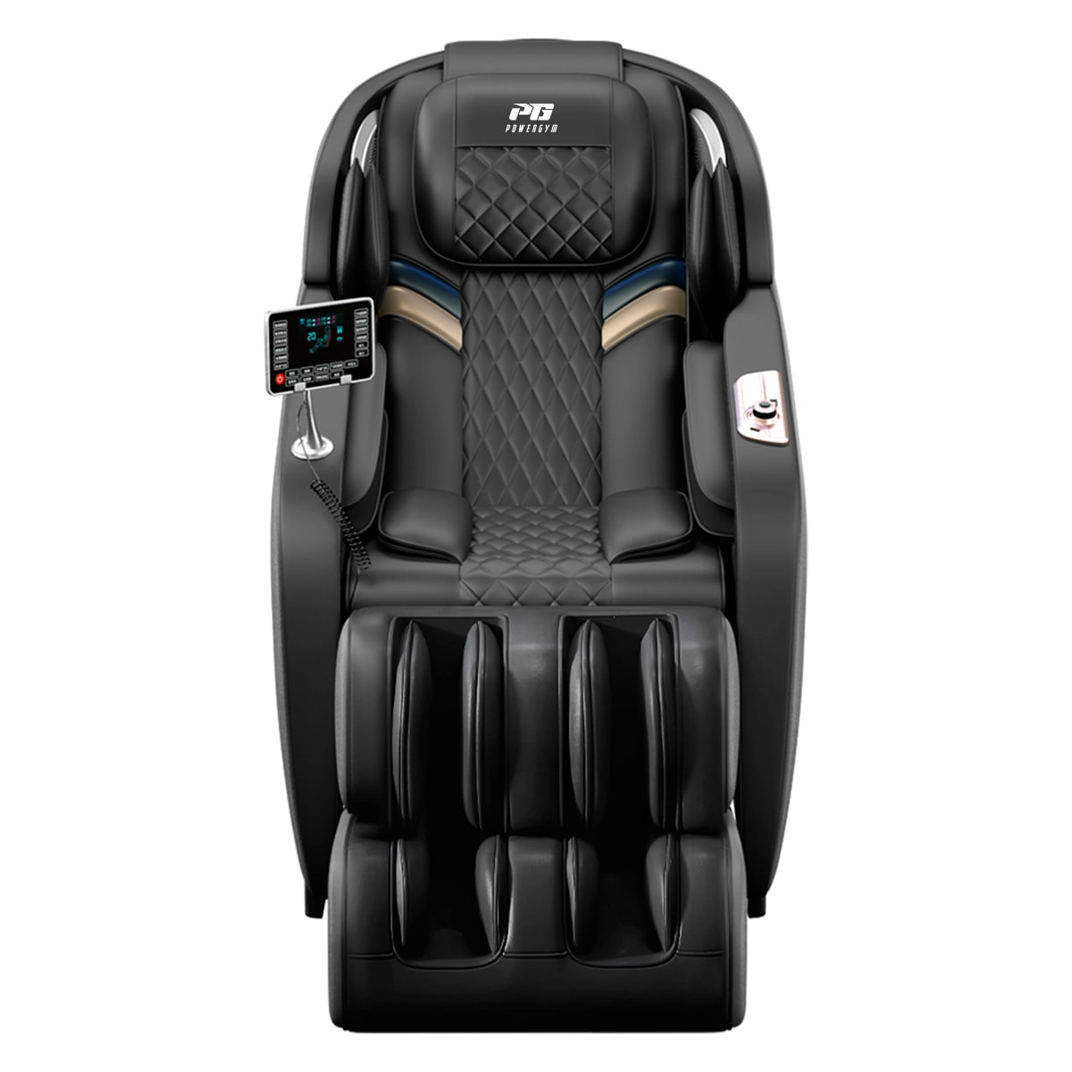 PowerGym qora rangli massaj kreslosi (A31A) arzon