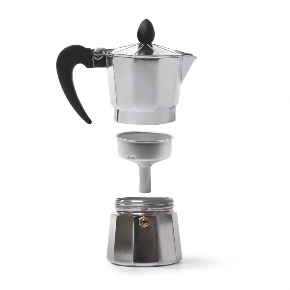 Гейзерная алюминиевая кофеварка Fissman 3324 120мл - фото №4 Гейзерная алюминиевая кофеварка Fissman 3324 120мл в Узбекистане
