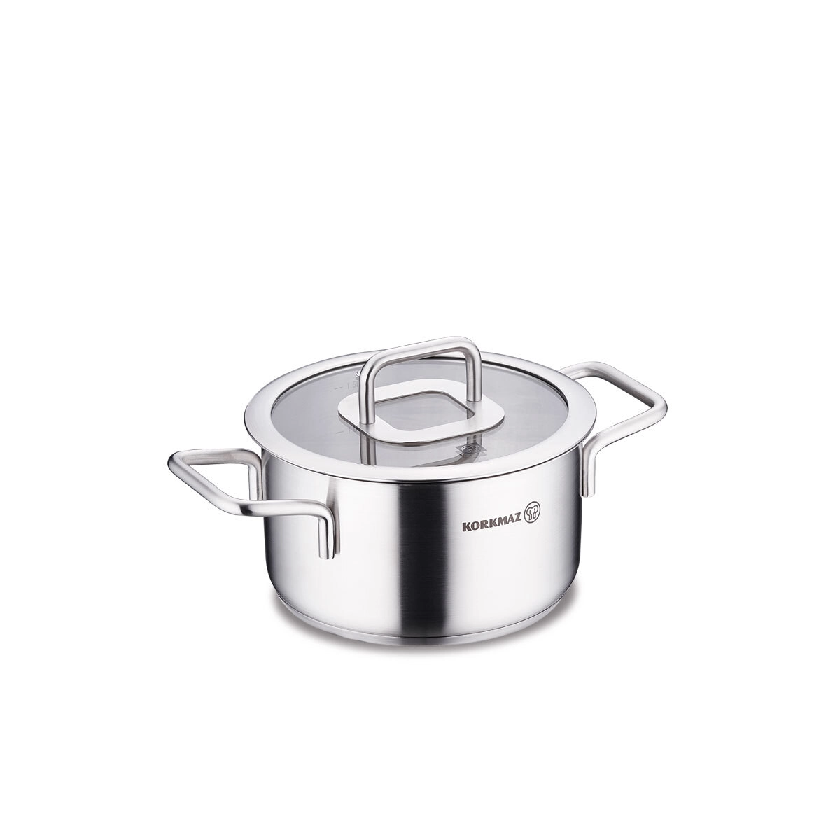 KORKMAZ STELLA A2925 qopqoqli qozon 24&times;13 sm 5.8 l arzon