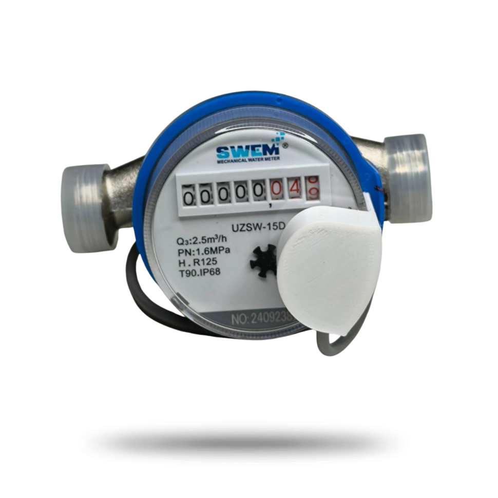 Счетчик холодной горячей воды  импульсный SWEM 15 ХВС, ГВС (R125) купить