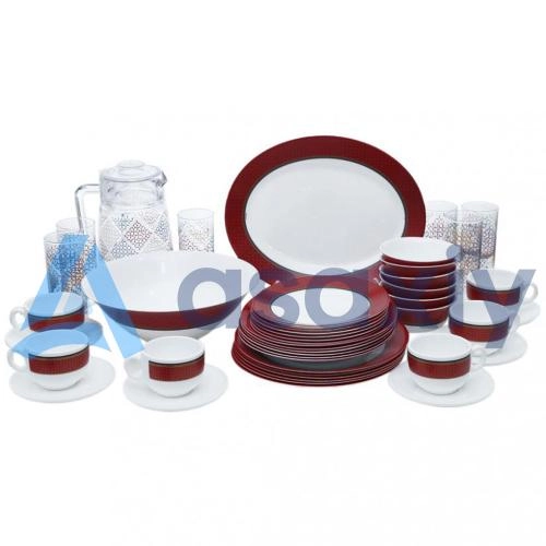 Alto Rubis &ndash; 46 buyumli, 6 kishilik Luminarc dasturxon servizi O'zbekistonda