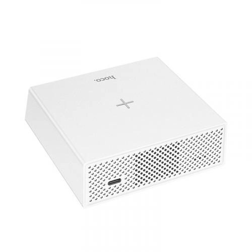 Будильник с беспроводной зарядкой Hoco DCK1 недорого