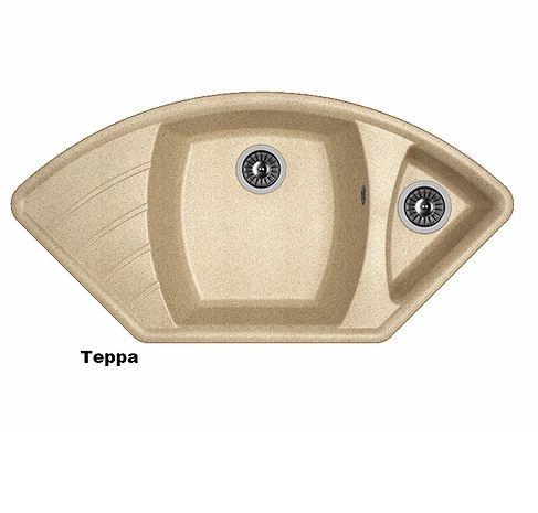 Кухонная мойка Dr. Gans "Габи" (Белый, Дюна, Латте, Серый, Терра, Терракота, Черный) онлайн