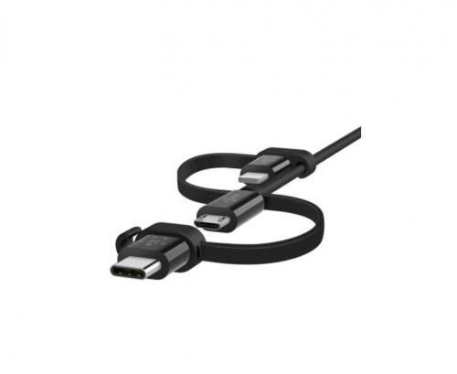 Кабель Belkin USB-A TO MICRO USB/LTG/USB-C, 4, CHRG/SYNC CABLE (F8J050BT04-BLK) в Узбекистане