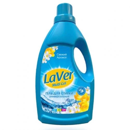 LaVer Multi oq va rangli kiyimlarni yuvish uchun gel (1150 ml, plastik flakon) sotib olish