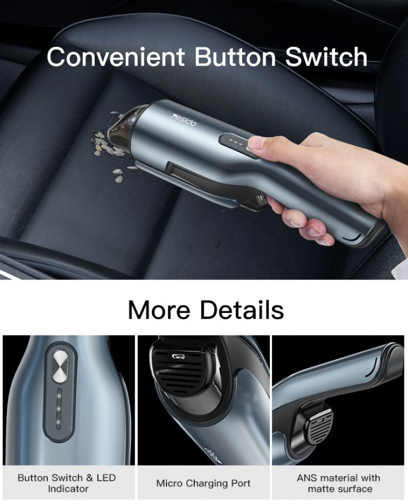 Автомобильный пылесос Yesido Vaccum цена