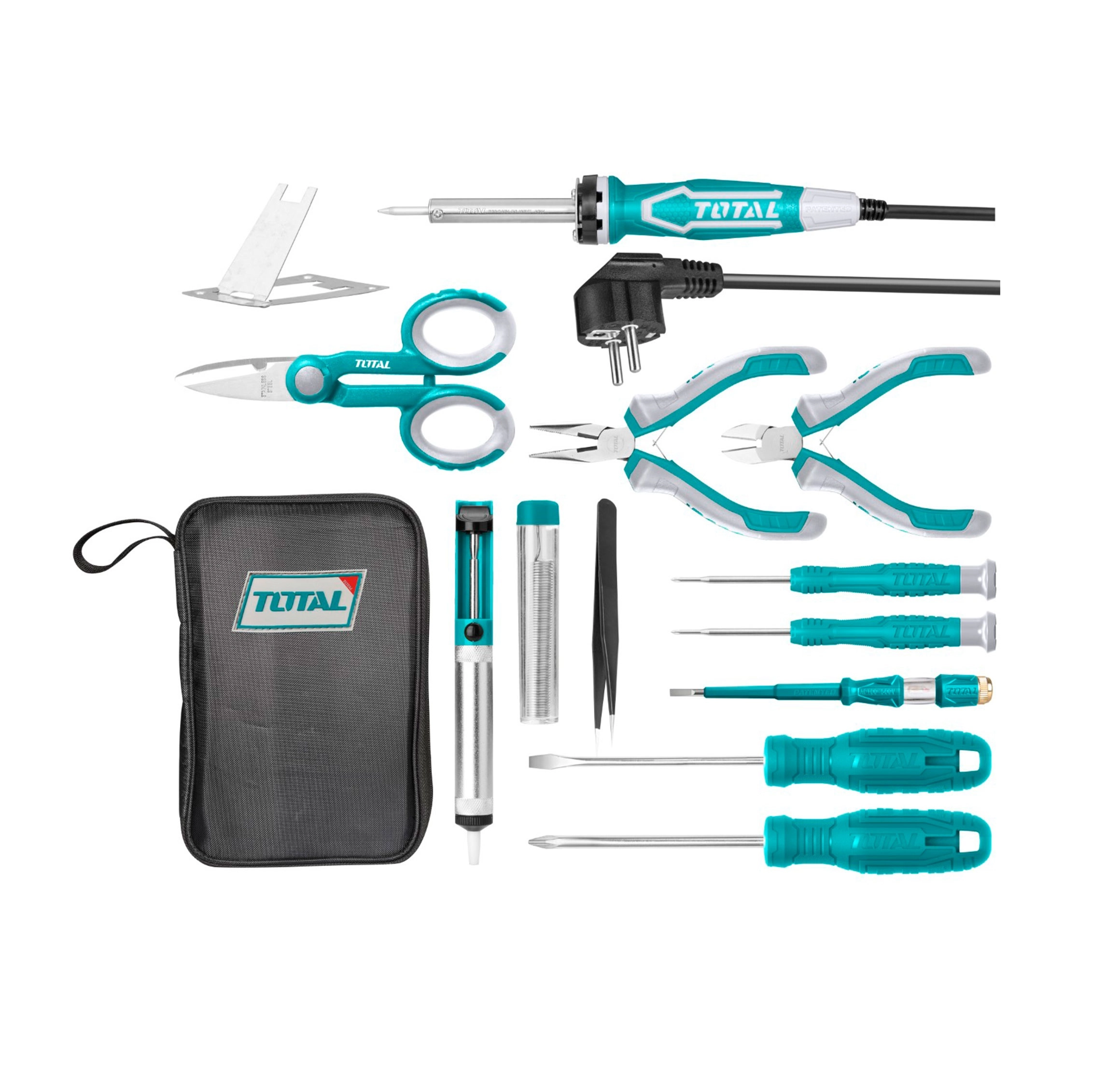 TOTAL TKTTSK0132 (13 ta buyum) telekommunikatsiya asboblari to‘plami sotib olish