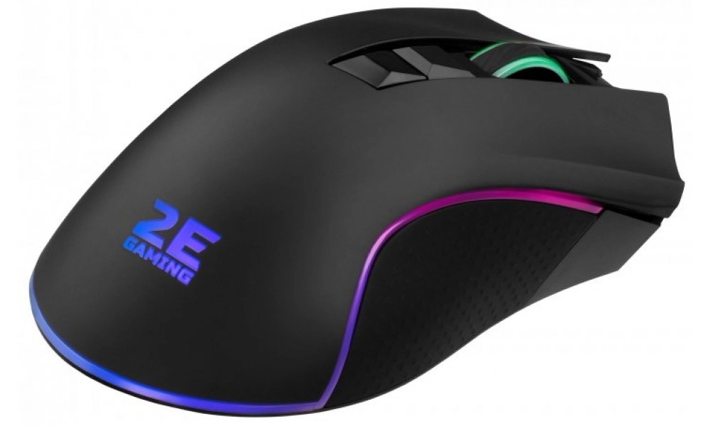 2E Gaming MG340 WL RGB USB qora simsiz sichqonchasi onlayn