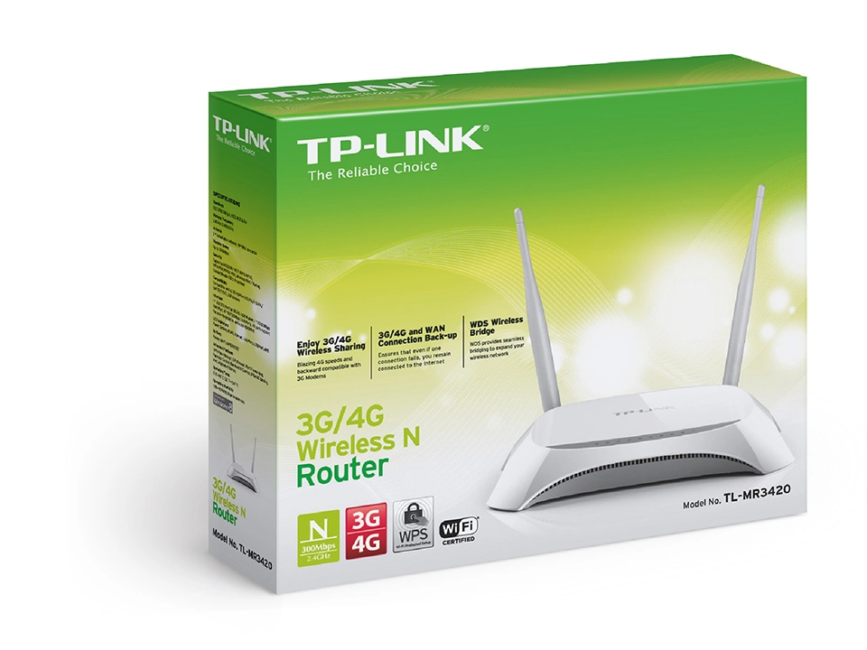 TP-LINK TL-MR3420 Wi-Fi routeri onlayn