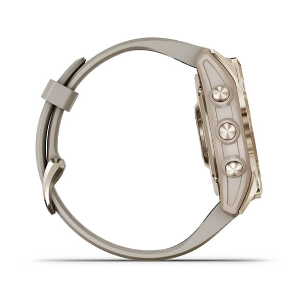 Garmin FENIX 7S Sapphire Solar Cream gold smart-soati onlayn