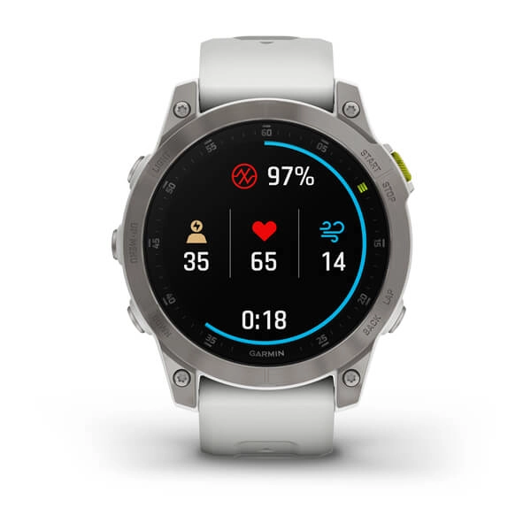 Смарт часы Garmin EPIX (Gen 2) Sapphire White titanium онлайн