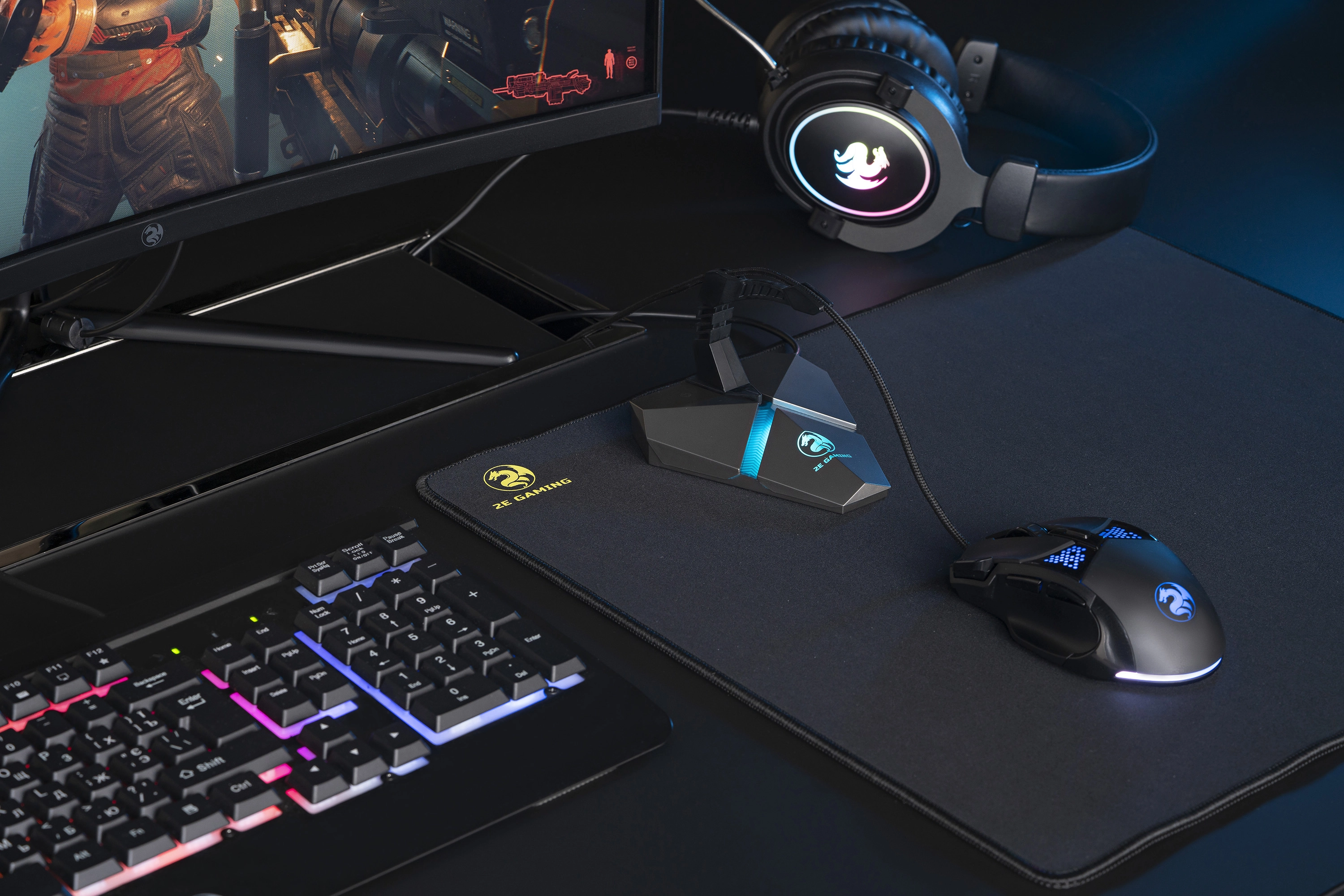 Держатель провода мыши 2E Gaming Mouse Bungee Scorpio USB Silver онлайн