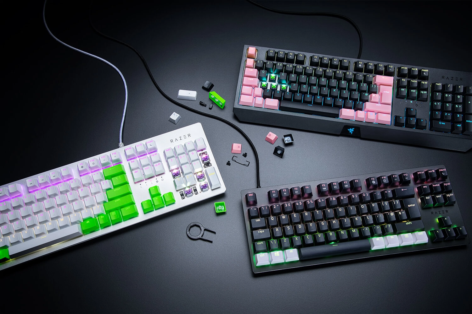 Комплект кейкапов Razer PBT Keycap Upgrade Set, Quartz Pink - фото №5 Комплект кейкапов Razer PBT Keycap Upgrade Set, Quartz Pink онлайн
