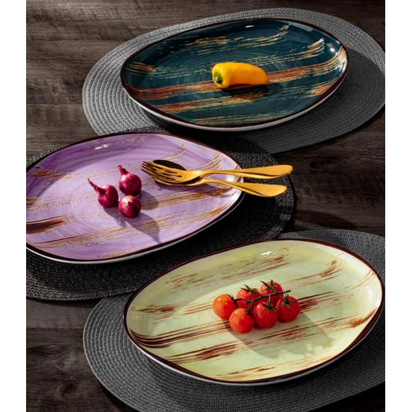 Блюдо в форме камня Wilmax 33x24,5 см WL-668442 / A (Желтый) онлайн