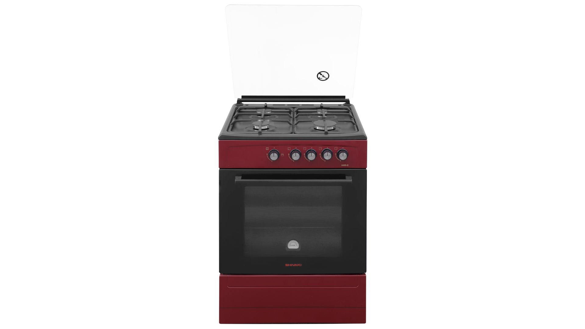 Shivaki 6400-G Burgundy gaz plitasi onlayn