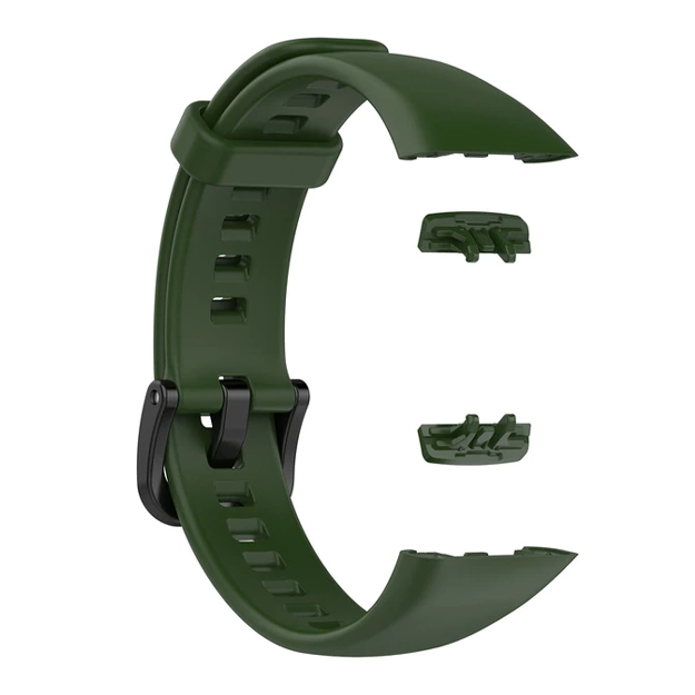 Силиконовый ремешок для Huawei Band 6 / Honor Band 6 Army Green купить