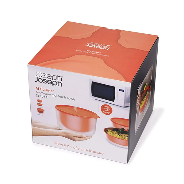 JOSEPH JOSEPH M-Cuisine 45010 mikroto‘lqinli pech uchun konteynerlar to‘plami, 3 ta buyum onlayn