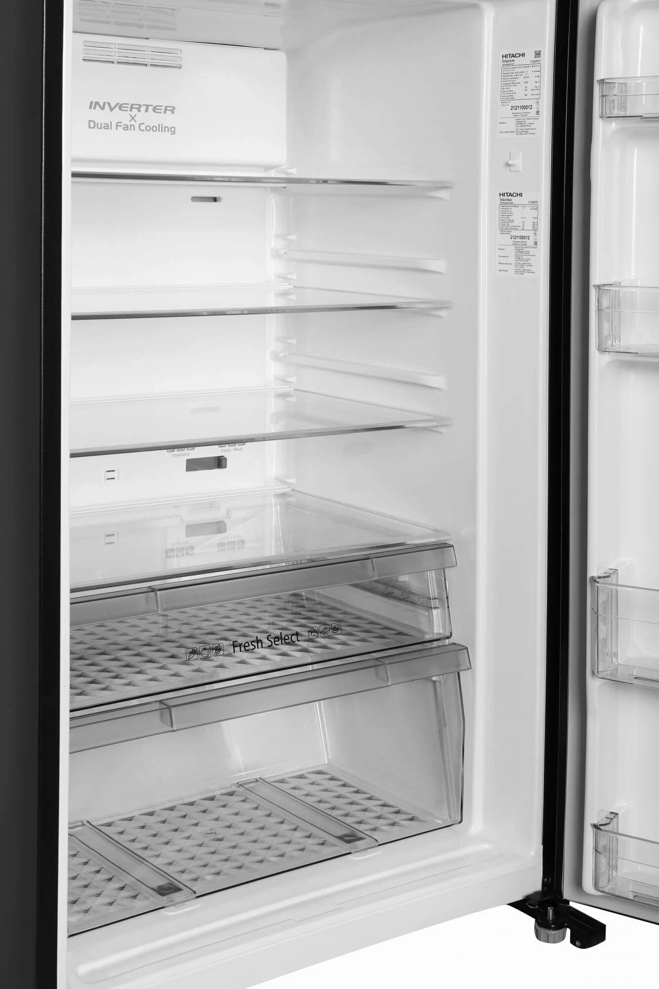 Холодильник Hitachi R-VG540PUC7 GBK онлайн