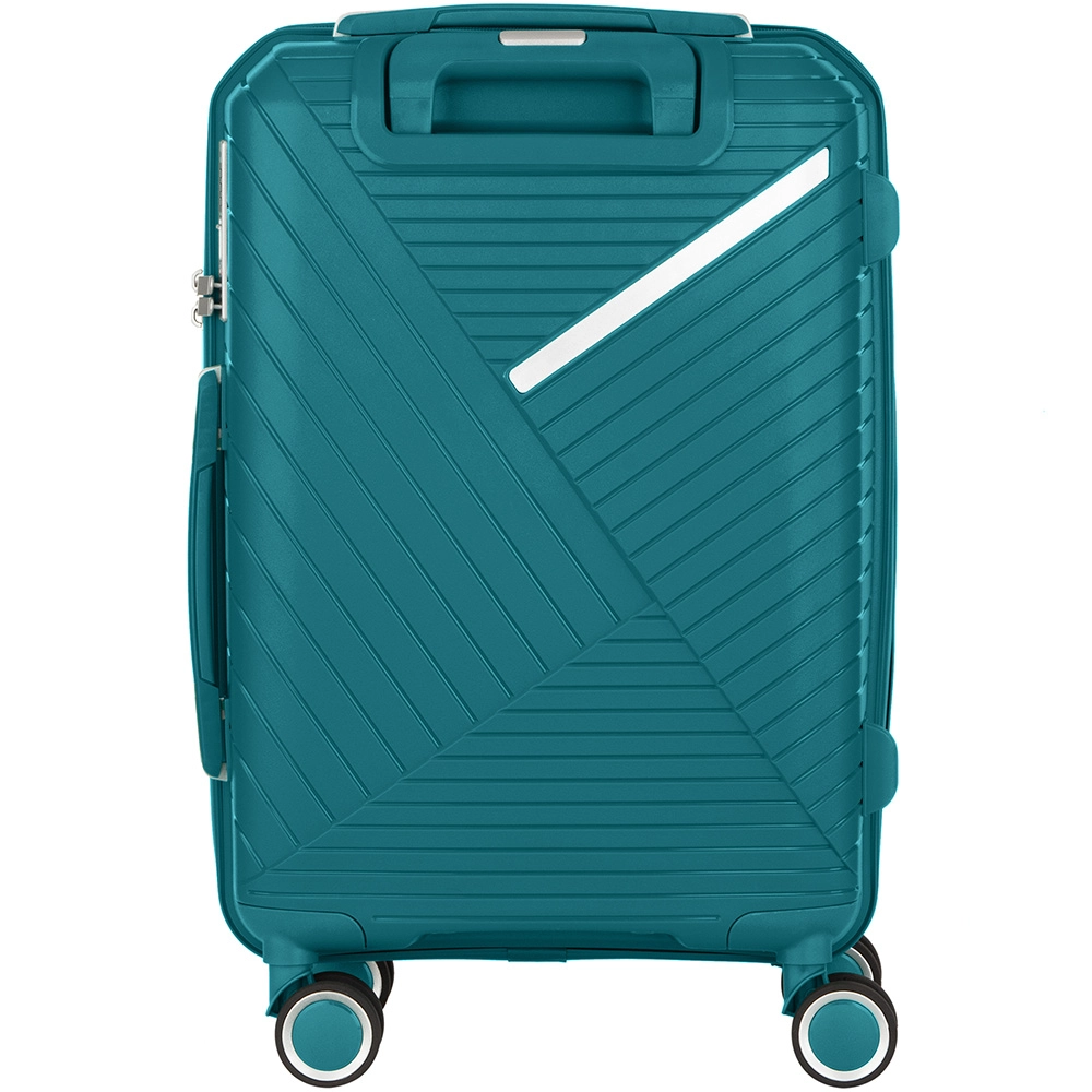 2E Sigma (kichik) Aquamarine plastik chemodani onlayn