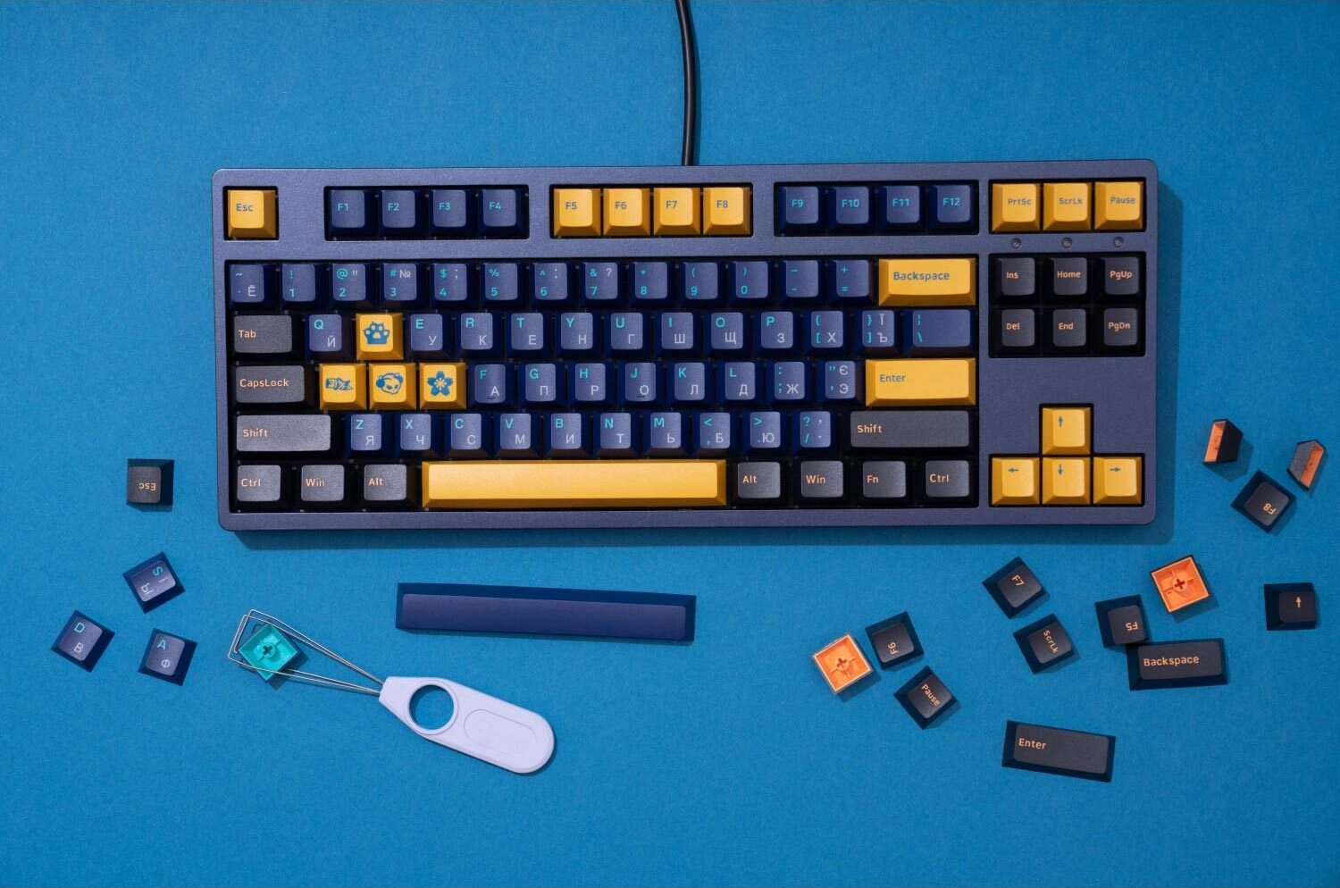 Akko 3087 V2 DS Horizon CS Lavender Purple klaviaturasi onlayn