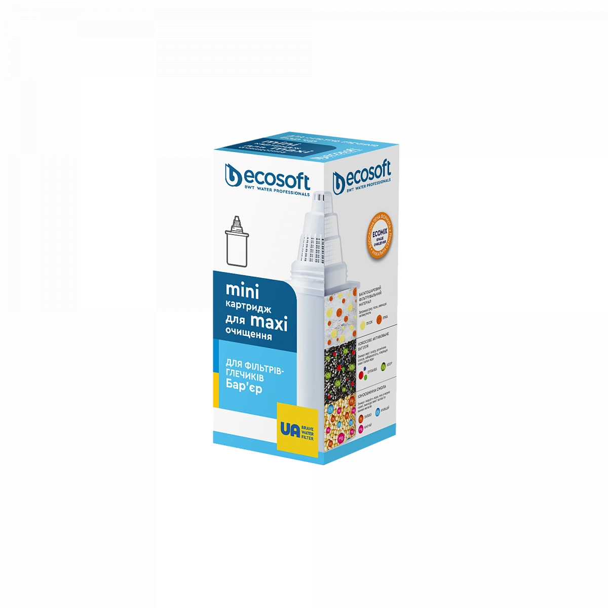 ECOSOFT Baryer ko'za filtrlari uchun kartrij sotib olish