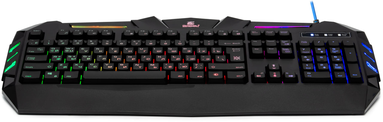 Клавиатура Defender Werewolf GK-120DL RU RGB - фото №5 Клавиатура Defender Werewolf GK-120DL RU RGB онлайн