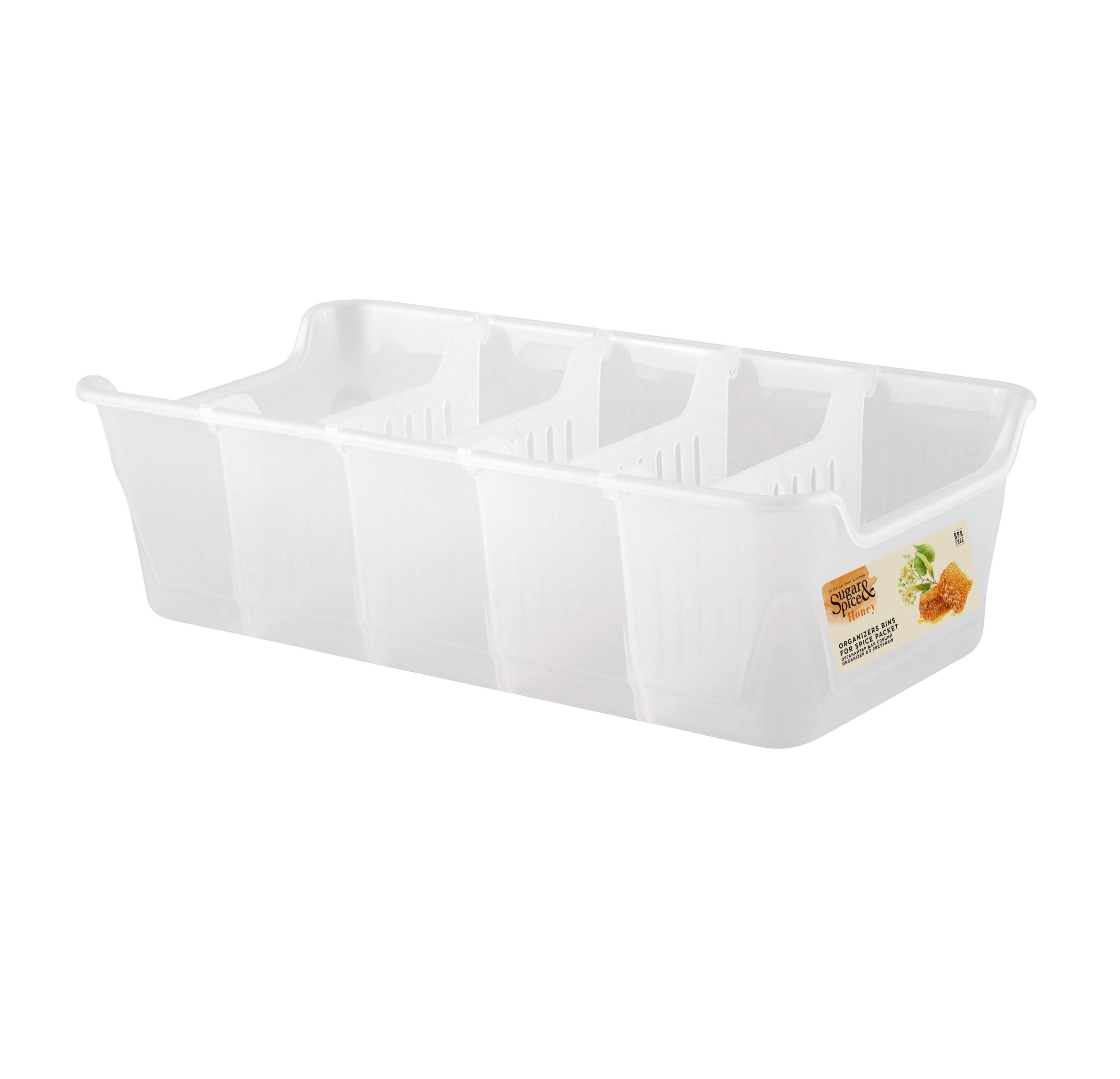 Органайзер для специй Sugar&Spice Honey, со съемными перегородками, 5-ти секционный, 280х143х78 sotib olish