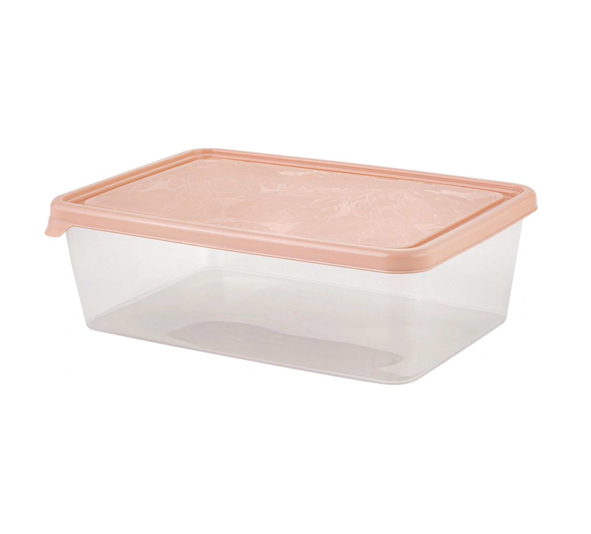 Контейнер для продуктов Plast Team HELSINKI, для заморозки, 1,35л персиковая карамель купить