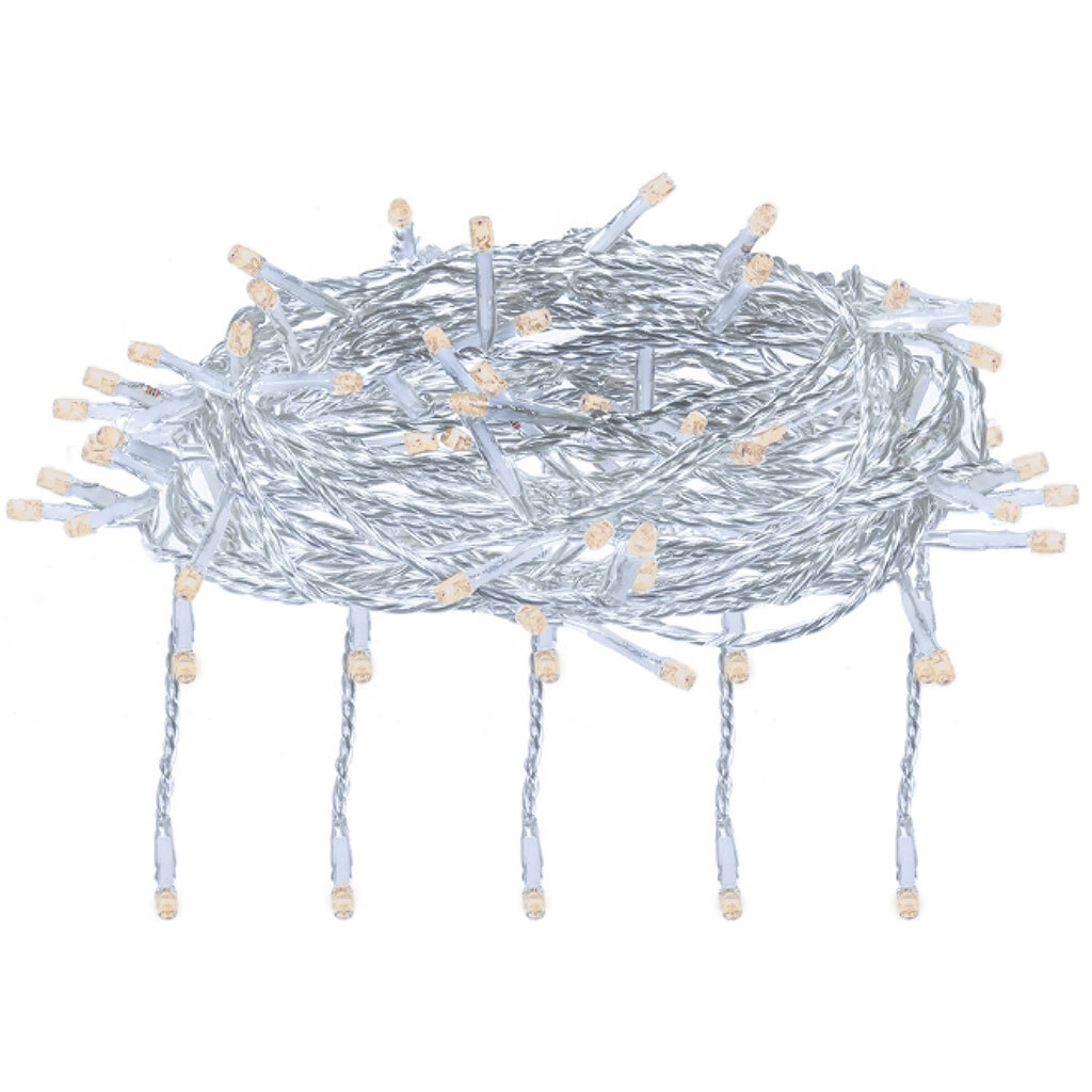 Гирлянда VEGAS Занавес 156 теплых LED ламп 12 нитей контроллер 8 режимов onlayn