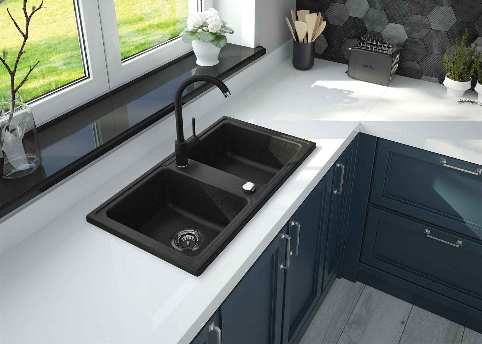 Смеситель Deante NEMEZJA Графит BEN_262M онлайн