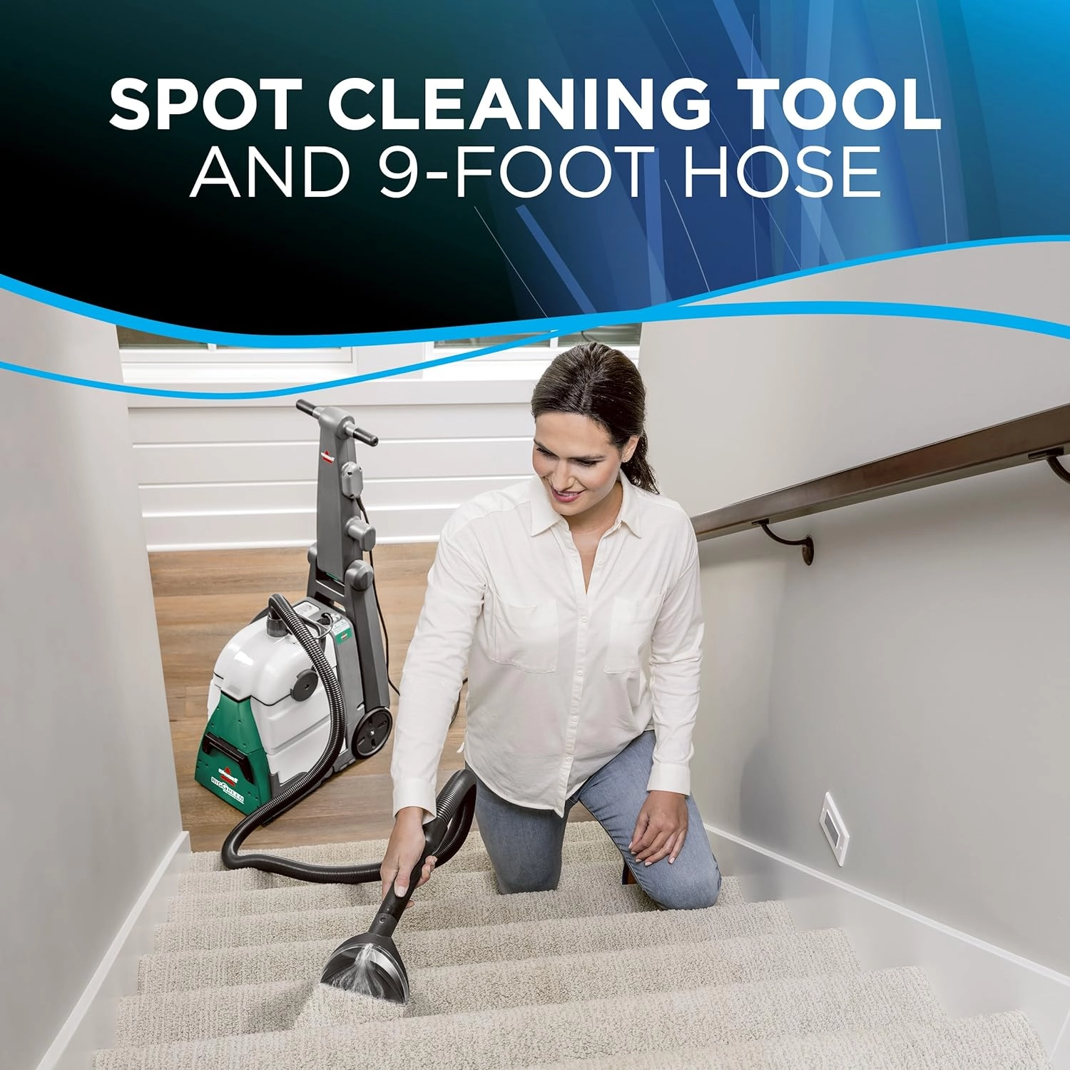 Моющий пылесос для ковровых покрытий Bissell Big Green onlayn