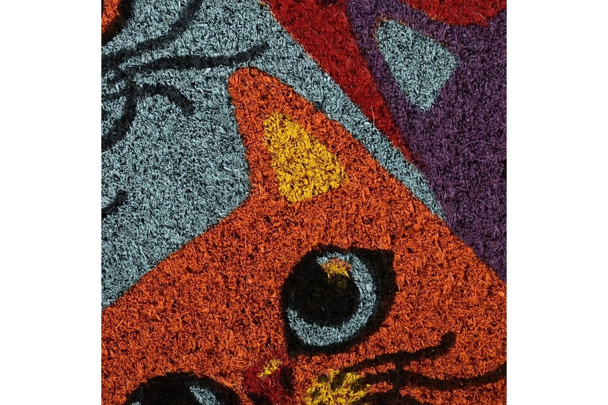 Кокосовый коврик VORTEX Котики ворс 15 мм, 35x60 см, на ПВХ основе 24337 онлайн