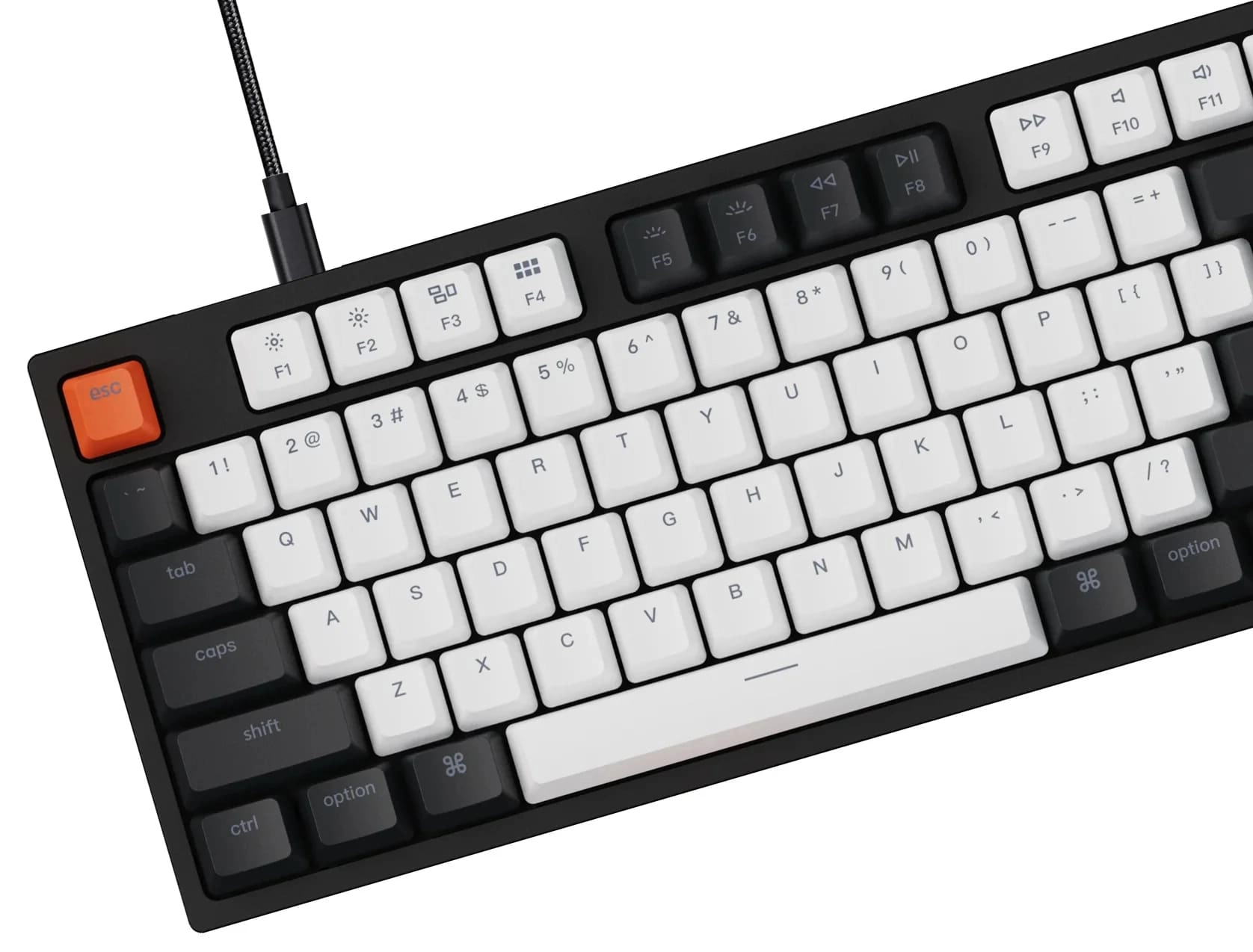 Keychron C2 104 key, Gate one Pro Blue, Hot-Swap, USB-A, EN/UKR, RGB, qora klaviatura onlayn