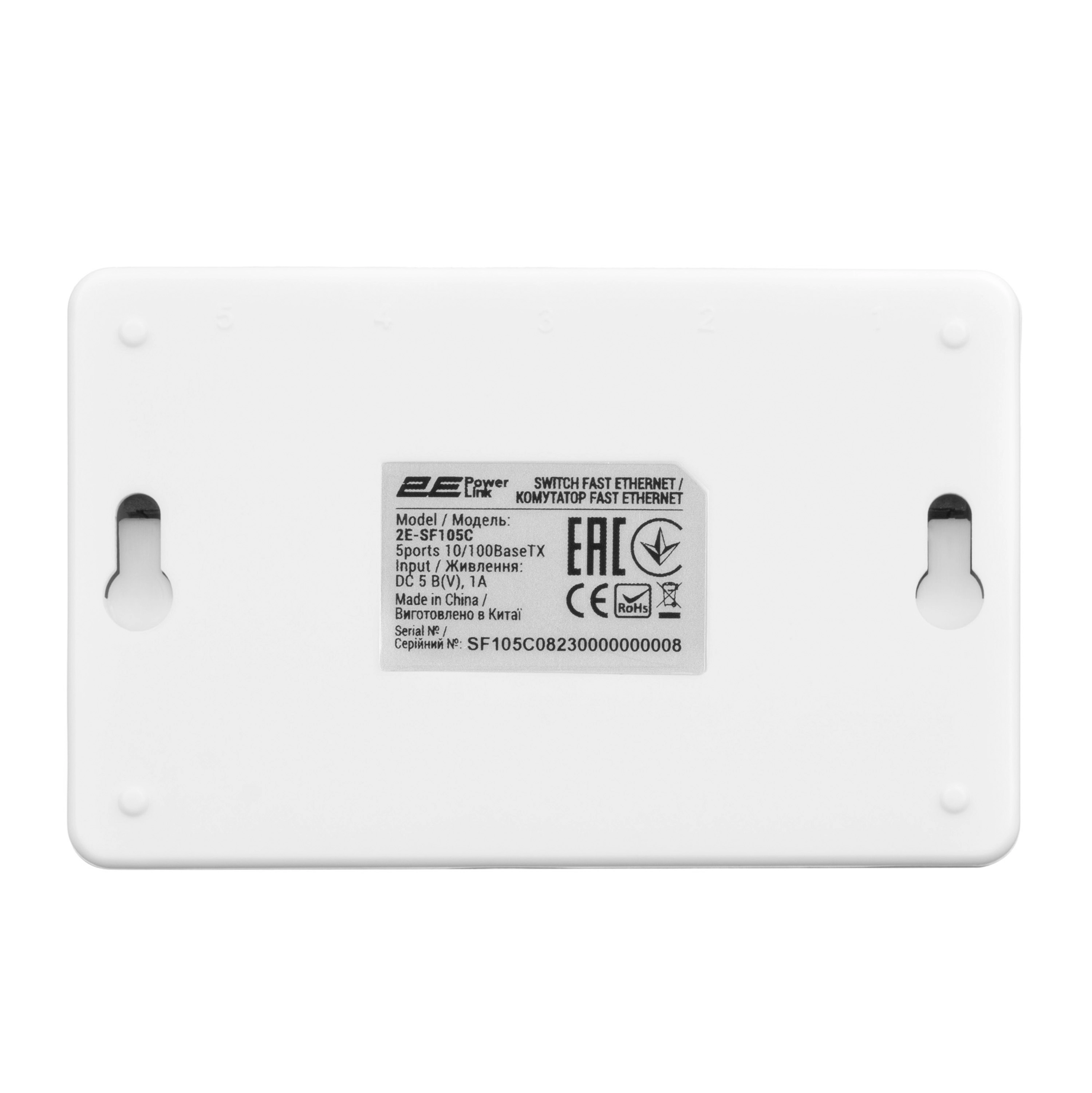 Коммутатор 2E POWERLINK SF105C 5XFE, неуправляемый - фото №5 Коммутатор 2E POWERLINK SF105C 5XFE, неуправляемый онлайн