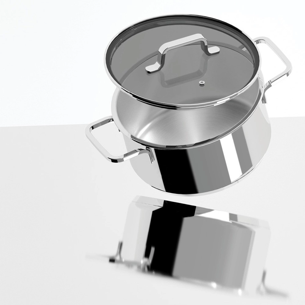 Кастрюля с крышкой Berghoff Helix 6,6 л 1315080 onlayn