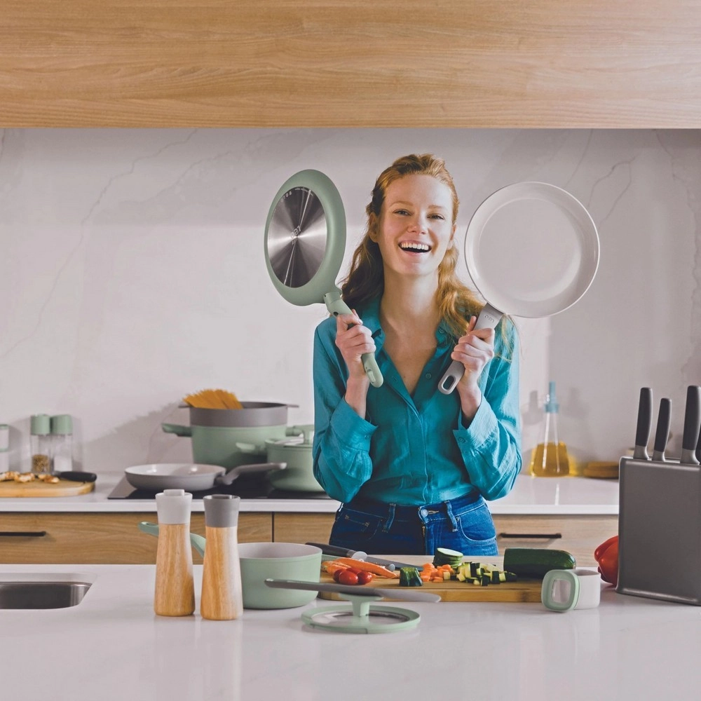 Сковорода без крышки Berghoff Leo Balance Sage 28 см 3950445 онлайн