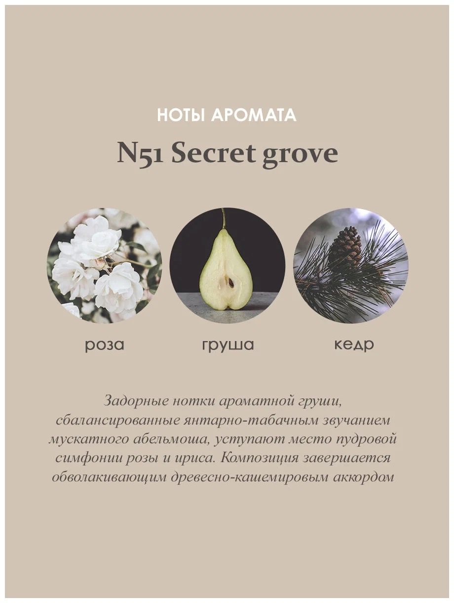 Ароматический диффузор в стеклянном флаконе Aroma Republic  Ароматический диффузор в стеклянном флаконе Aroma Republic "№51 Secret grove" 50 мл онлайн