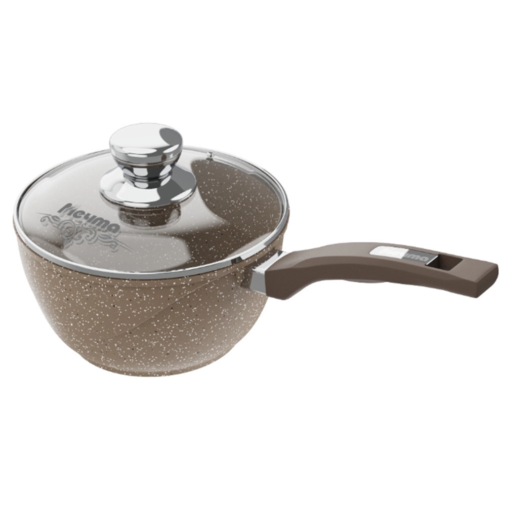 Doimiy tutqichli va shisha qopqoqli Mechta Granit jigarrang tovasi (1.2 l ) - rasm №2 Doimiy tutqichli va shisha qopqoqli Mechta Granit jigarrang tovasi (1.2 l ) sotib olish